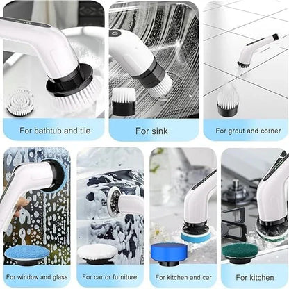 9 in 1 Heavy Duty Rechargeable Scrubber