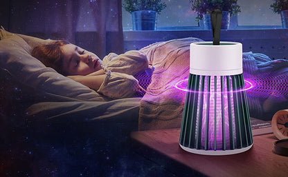 Eco-Friendly LED Mosquito Killer Machine – USB-Powered Indoor Bug Zapper for Home – Chemical-Free Insect Trap Safe for Kids & Pets – Easy to Clean, Compact Design (MASHROOM Mosquito LAMP)
