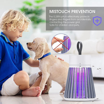 Eco-Friendly LED Mosquito Killer Machine – USB-Powered Indoor Bug Zapper for Home – Chemical-Free Insect Trap Safe for Kids & Pets – Easy to Clean, Compact Design (MASHROOM Mosquito LAMP)