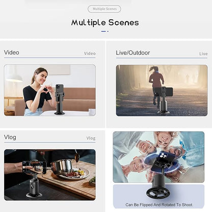AUTO FACE TRACKING 360 ROTATION CAMERA