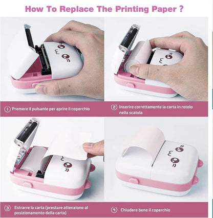 MINI THERMAL PRINTER- CUTE, PORTABLE & INKLESS