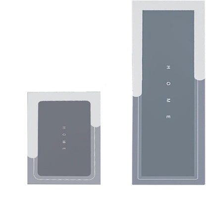 2 PC Square Kitchen Mat Water Absorbent And Quick Drying Kitchen Rugs