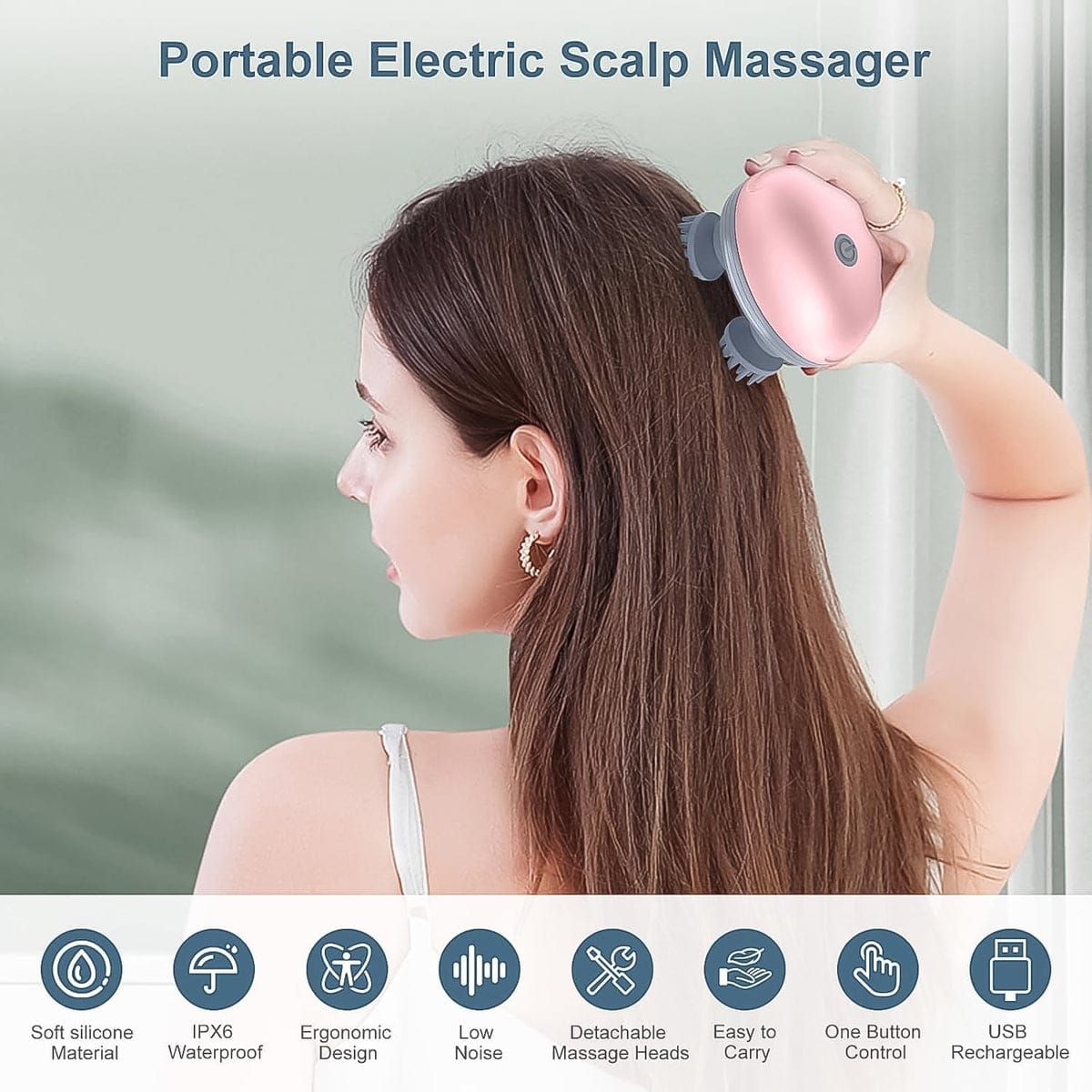 Smart Electric Scalp Massager For Human And Pets
