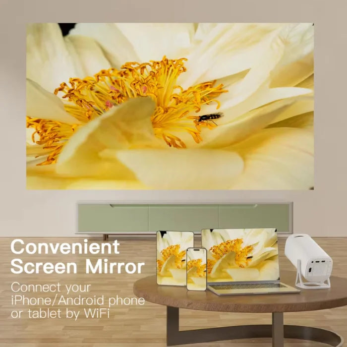 S40 HD Portable Projector – 180° Flexible Projection